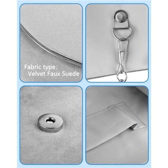 Clutch Formal Evening Bags Silver - Picture 3 of 7